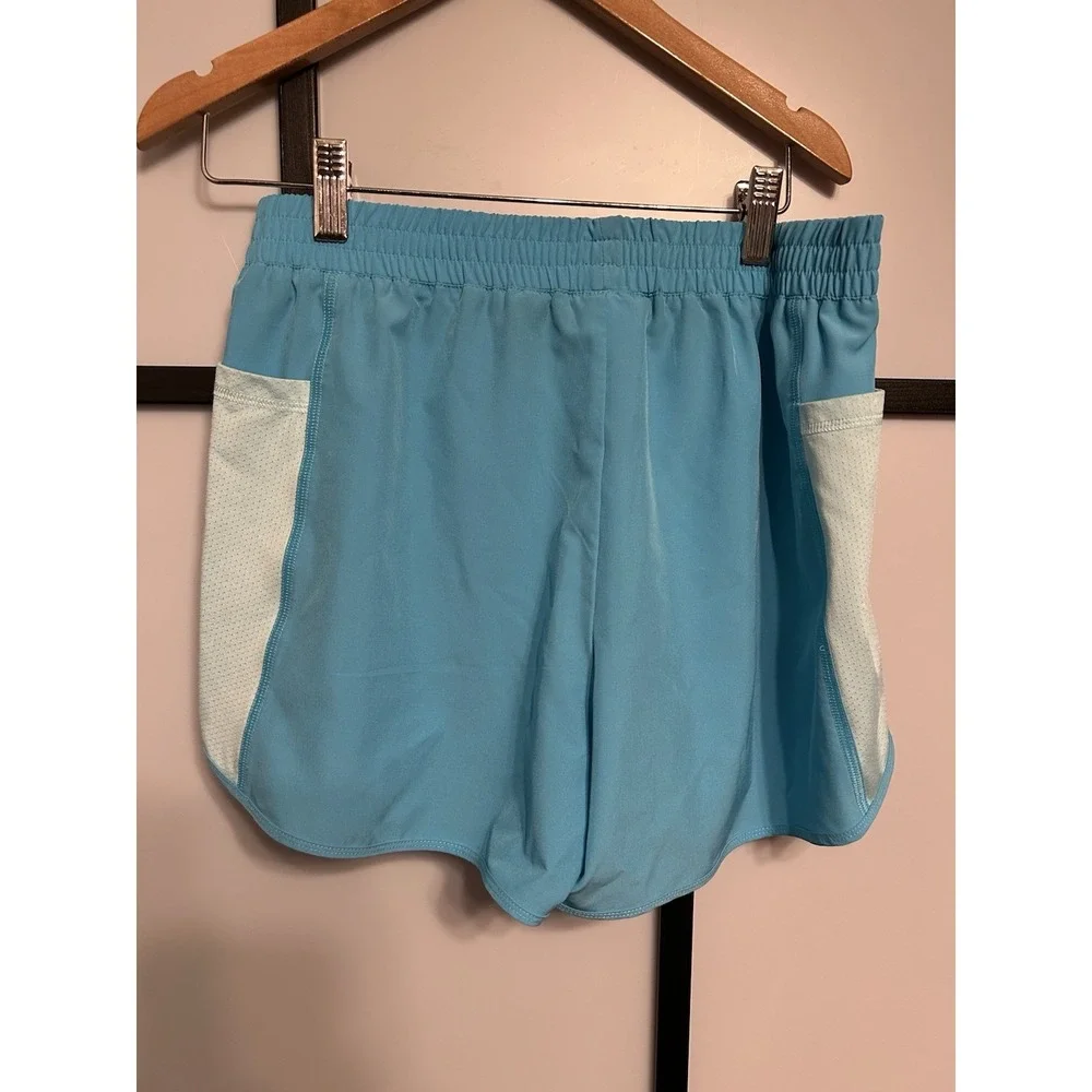 Lands End Girls XL 14/16 Blue Athletic Side‎ Pocket Active Shorts